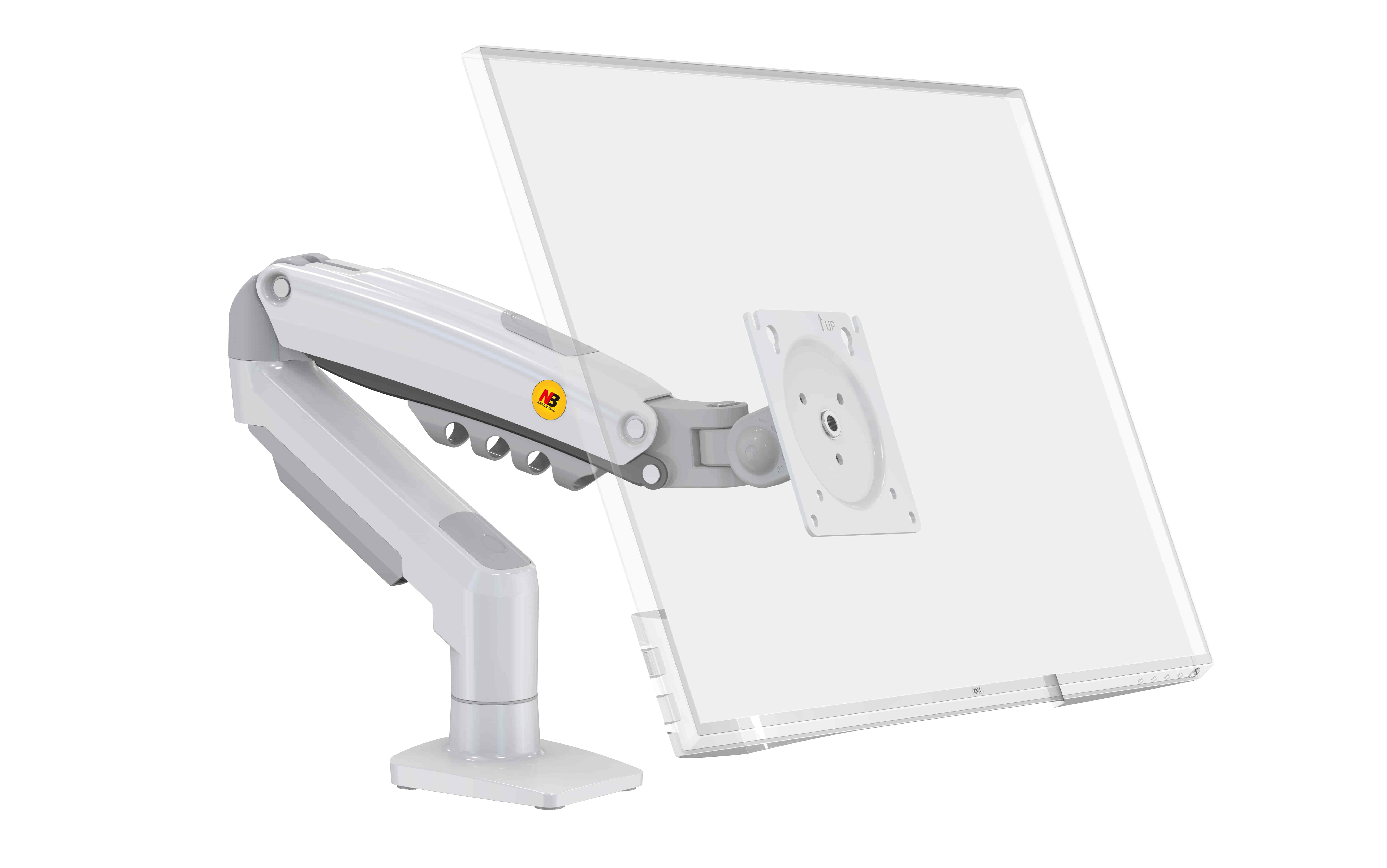 پایه مانیتور بازویی گازی NB مدل Ergonomic F80 – مناسب مانیتورهای 17 تا 30 اینچ